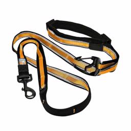 Kurgo Reflect & Protect Quantum Multifunction Dog Leash Svart/orange